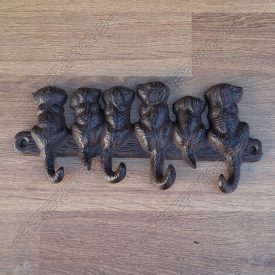 Öntöttvas Kiskutyás Akasztó, Fogas