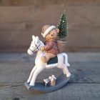 Karácsonyi dísz - Maci Hintalovon