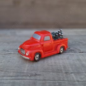 Karácsonyi dísz - Autó fenyőfával Világít