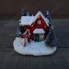 Karácsonyi Dísz - Házikó Ledes