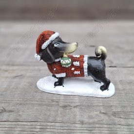 Karácsonyi dísz - Dalmata Kutya sapkában