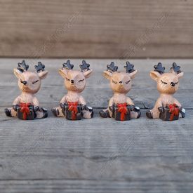 Minifalu - Szarvas Figura 4 db-os