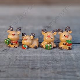 Minifalu - Szarvas Figura 4 db-os