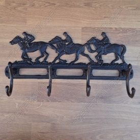 Öntöttvas Akasztó, Fogas Zsokék Vágtató Lovakon