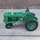 Fém modell, makett - Traktor Pótkocsival