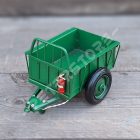 Fém modell, makett - Traktor Pótkocsival