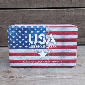 Retró Fémdoboz - USA Amerika