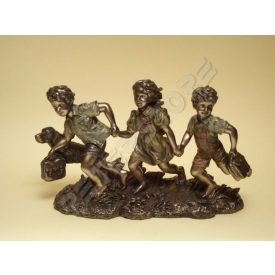 Szaladgáló gyerekek Szobor