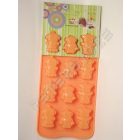 Szilikon Bonbon, Jégkocka forma Robotok Narancssárga