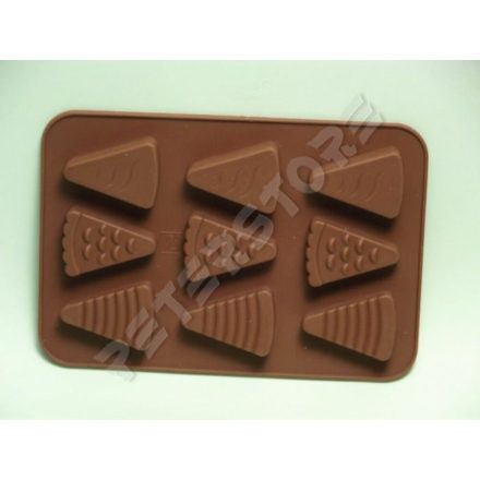 Szilikon Bonbon, Jégkocka forma Torta Barna