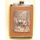 Díszdobozos Bőr Borítású Flaska 9 oz