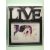 Fali Fényképtartó képkeret 1 db 10x15cm képnek Live Fekete