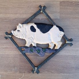 Öntöttvas Edényalátét Malac