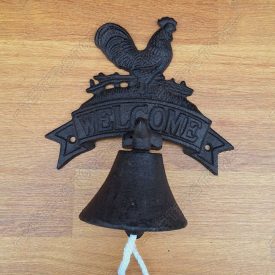 Öntöttvas Kolomp Csengő Welcome Kakas