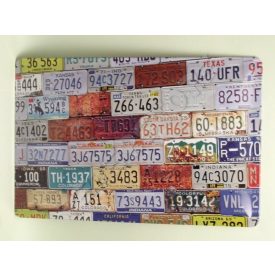 Retró Fém Tábla - Rendszámok