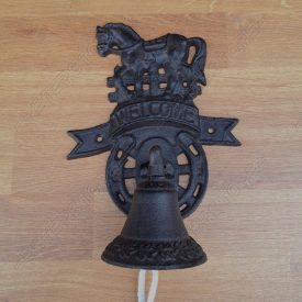 Öntöttvas Kolomp Csengő Lovas Welcome