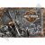 Retró Fém Tábla - Harley-Davidson Motor Reklámtábla Dombornyomott
