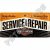 Retró Fém Tábla - Harley-Davidson Service & Repair, Szerviz & Javítás Reklámtábla Dombornyomott