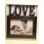 Fali Fényképtartó képkeret 1 db 13x18cm képnek Love Fekete