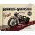 Retró Fém Tábla - Harley-Davidson 750 Flathead Motor Reklámtábla Dombornyomott