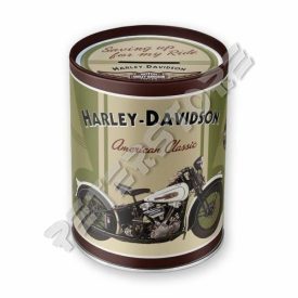   Retró Fém Persely - Harley-Davidson 1936 61 E Knucklehead Motor