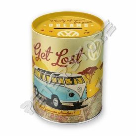 Retró Fém Persely - Volkswagen VW T1 Busz