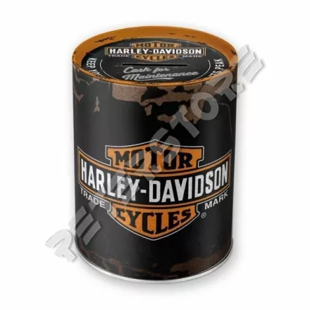 Retró Fém Persely - Harley-Davidson Motor