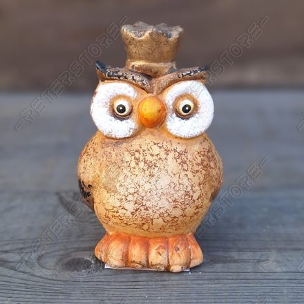 Kerámia Bagoly Figura