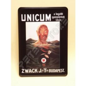 Retró Fém Képeslap - Zwack Unicum Vizesember