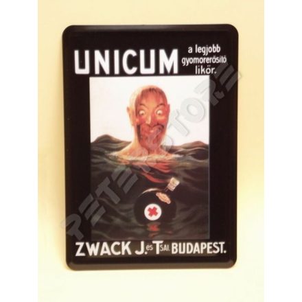 Retró Fém Képeslap - Zwack Unicum Vizesember