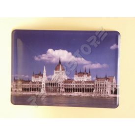 Retró Fém Képeslap - Budapest - Országház, Parlament