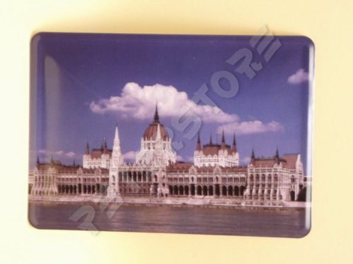 Retró Fém Képeslap - Budapest - Országház, Parlament