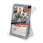 Retró Fém Asztali Öröknaptár - Best Garage For Motorcycles