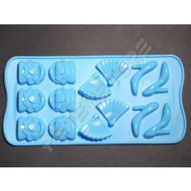 Szilikon Bonbon, Jégkocka forma Divat Kék