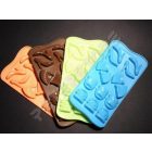 Szilikon Bonbon, Jégkocka forma Divat Narancssárga