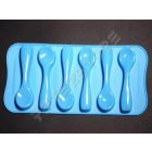 Szilikon Bonbon, Jégkocka forma Kanál Kék