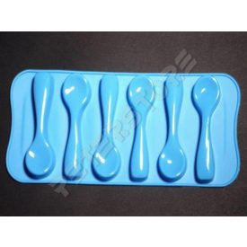 Szilikon Bonbon, Jégkocka forma Kanál Kék