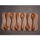 Szilikon Bonbon, Jégkocka forma Kanál Barna