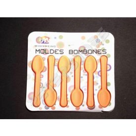 Szilikon Bonbon, Jégkocka forma Kanál Narancssárga