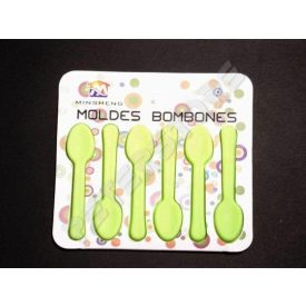 Szilikon Bonbon, Jégkocka forma Kanál Zöld