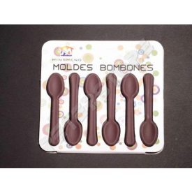Szilikon Bonbon, Jégkocka forma Kanál Barna