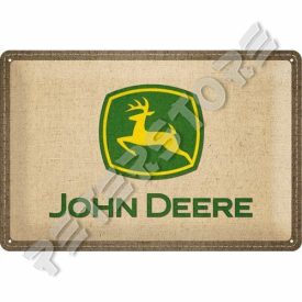 Retró Fém Tábla - John Deere Dombornyomott