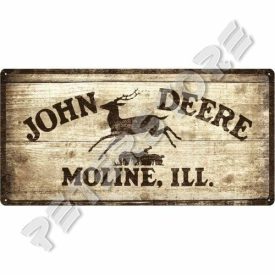Retró Fém Tábla - John Deere Dombornyomott