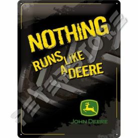 Retró Fém Tábla - John Deere Reklámtábla Dombornyomott
