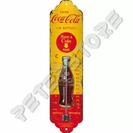 Retró Fém Hőmérő - Coca-Cola