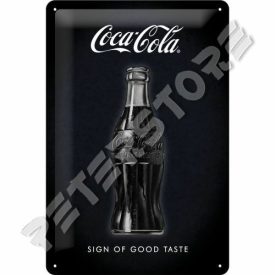   Retró Fém Tábla - Coca-Cola Palack Reklámtábla Dombornyomott