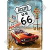 Retró Fém Képeslap - U.S. Route 66