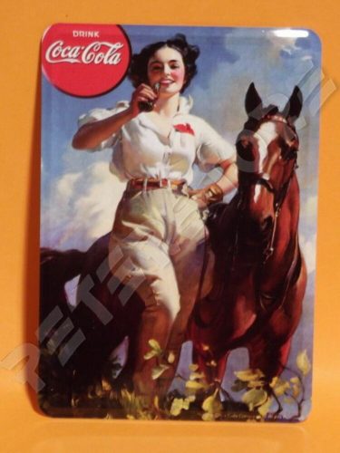 Retró Fém Képeslap - Coca-Cola
