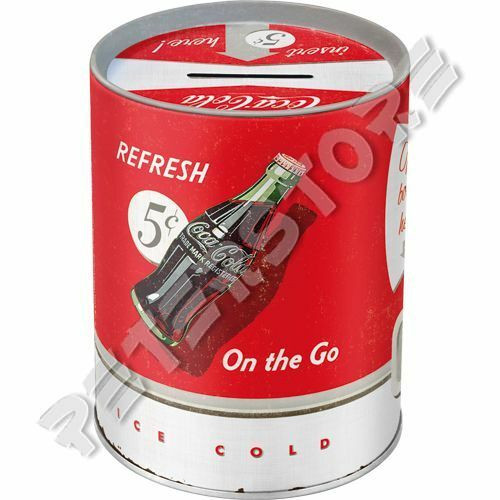 Retró Fém Persely - Coca-Cola