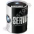 Retró Fém Persely - BMW Service, szerviz Dombornyomott